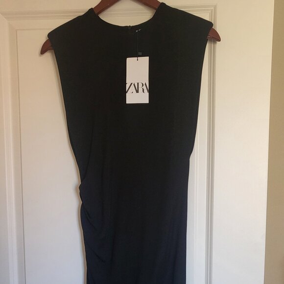 Zara Draped Midi Dress - Picture 6 of 12